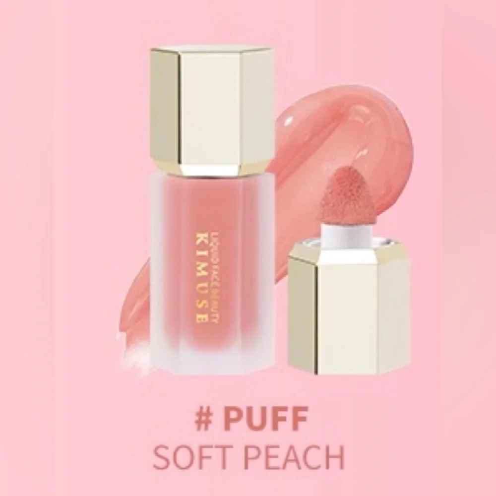 Kimuse liquid cheek blush -Puff